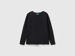 Long sleeve light cotton t-shirt