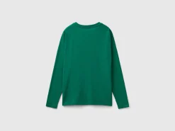 Long sleeve light cotton t-shirt