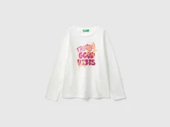 Long sleeve organic cotton t-shirt