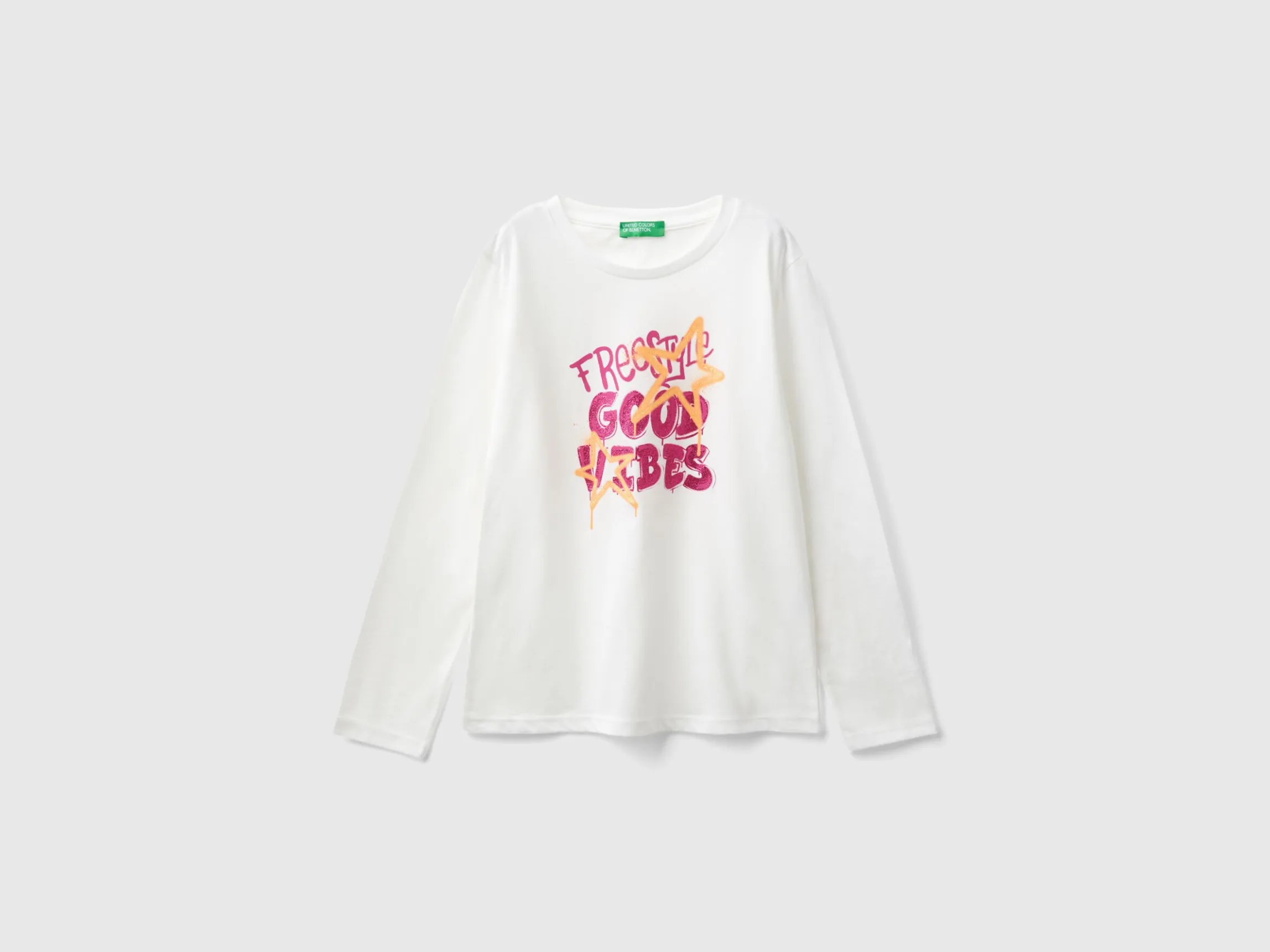 Long sleeve organic cotton t-shirt