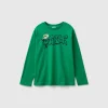 Long sleeve organic cotton t-shirt