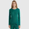 Long sleeve pure cotton t-shirt