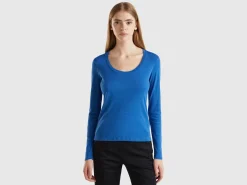 Long sleeve pure cotton t-shirt