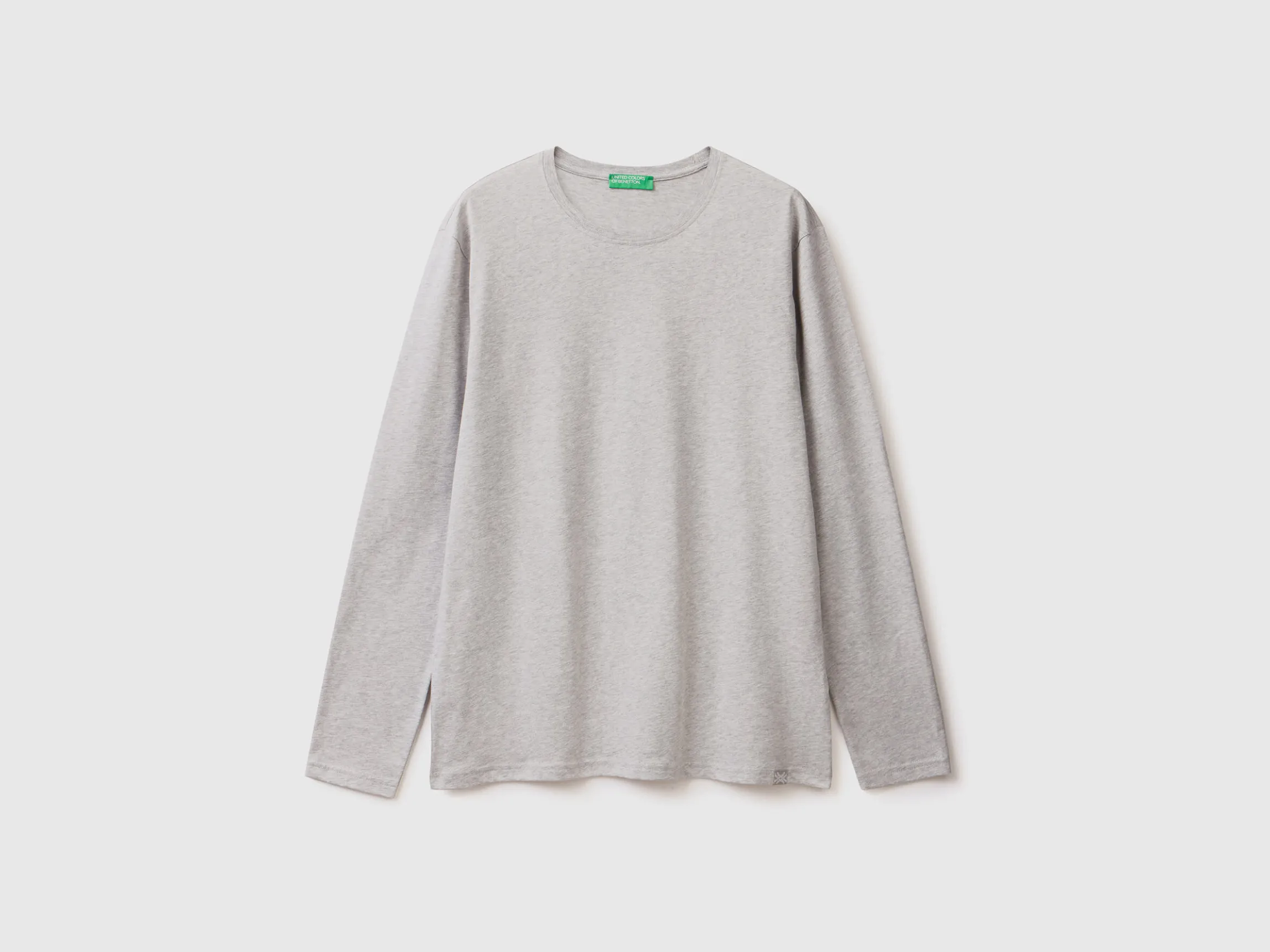 Long sleeve pure cotton t-shirt
