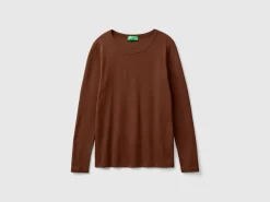 Long sleeve pure cotton t-shirt