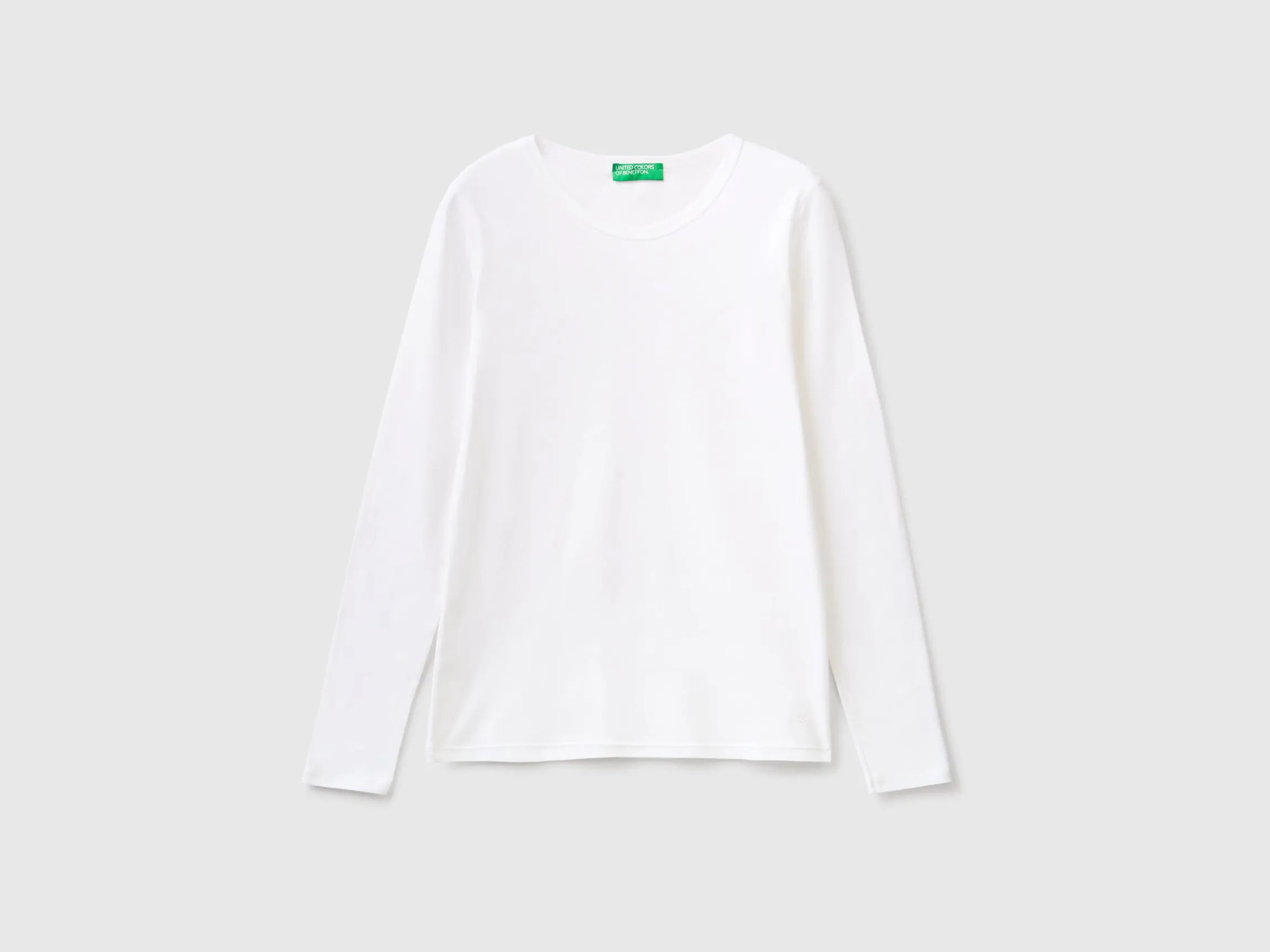 Long sleeve pure cotton t-shirt