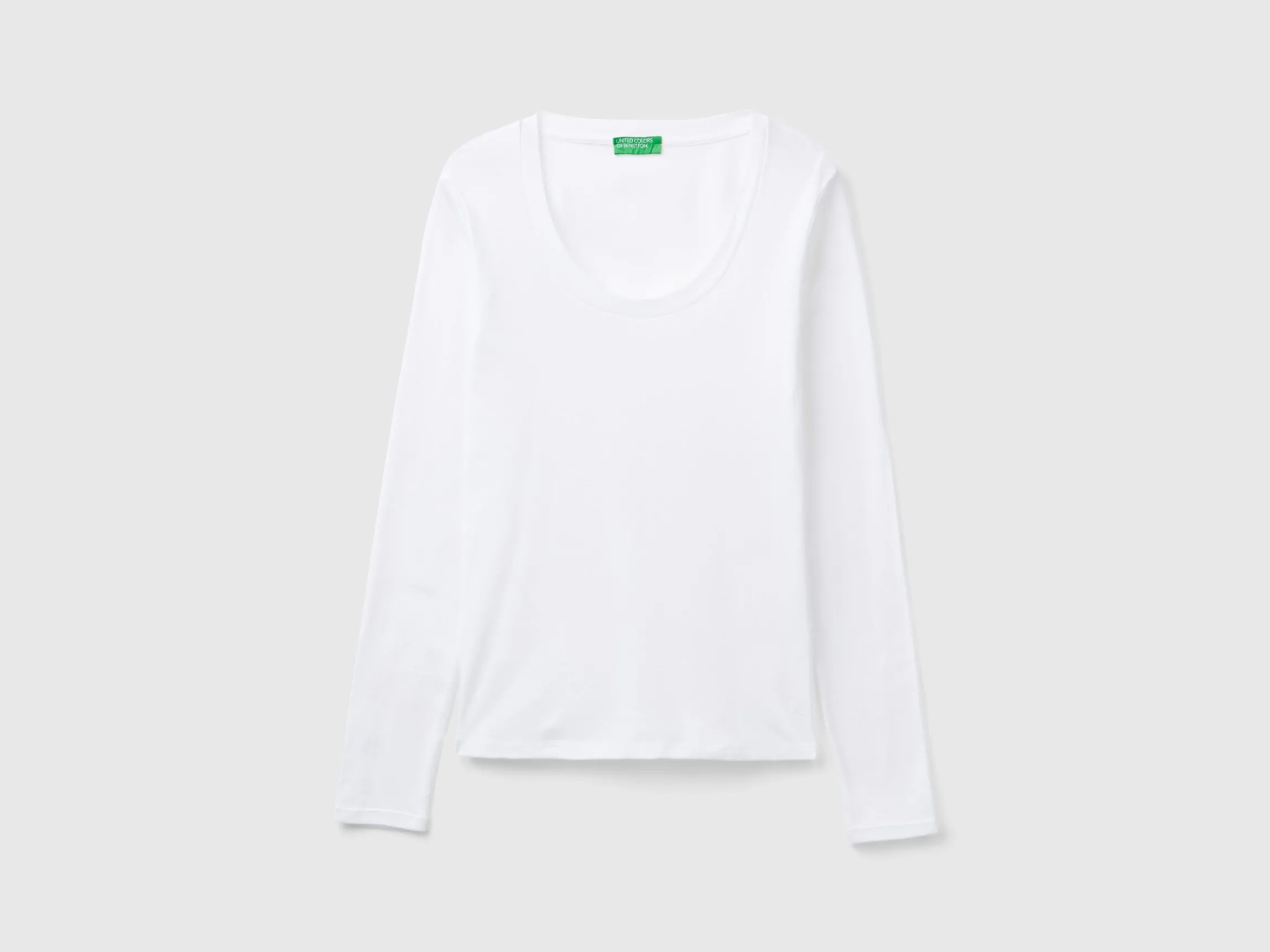 Long sleeve pure cotton t-shirt