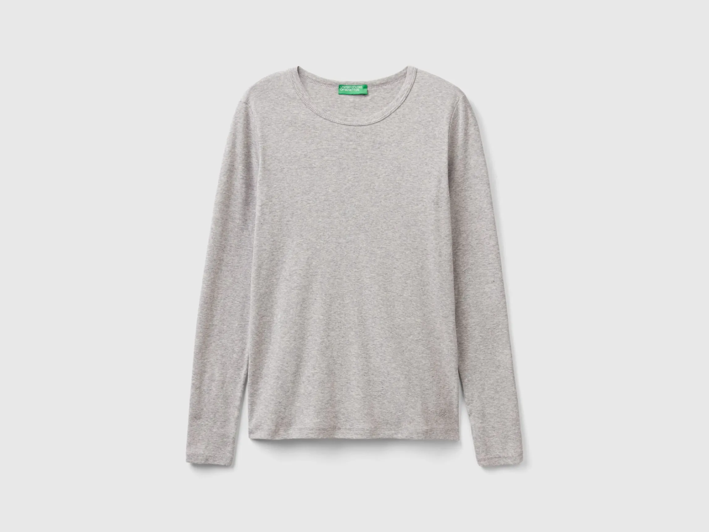 Long sleeve pure cotton t-shirt