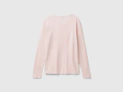 Long sleeve pure cotton t-shirt