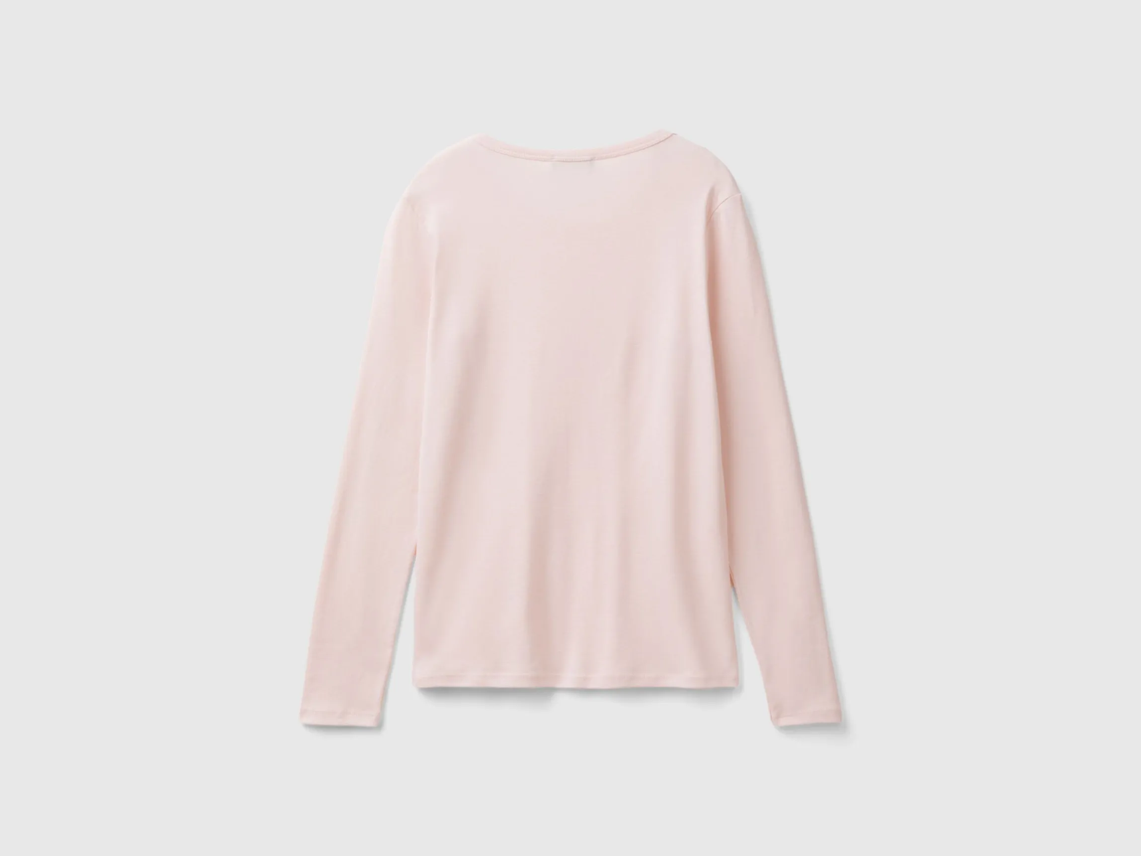Long sleeve pure cotton t-shirt