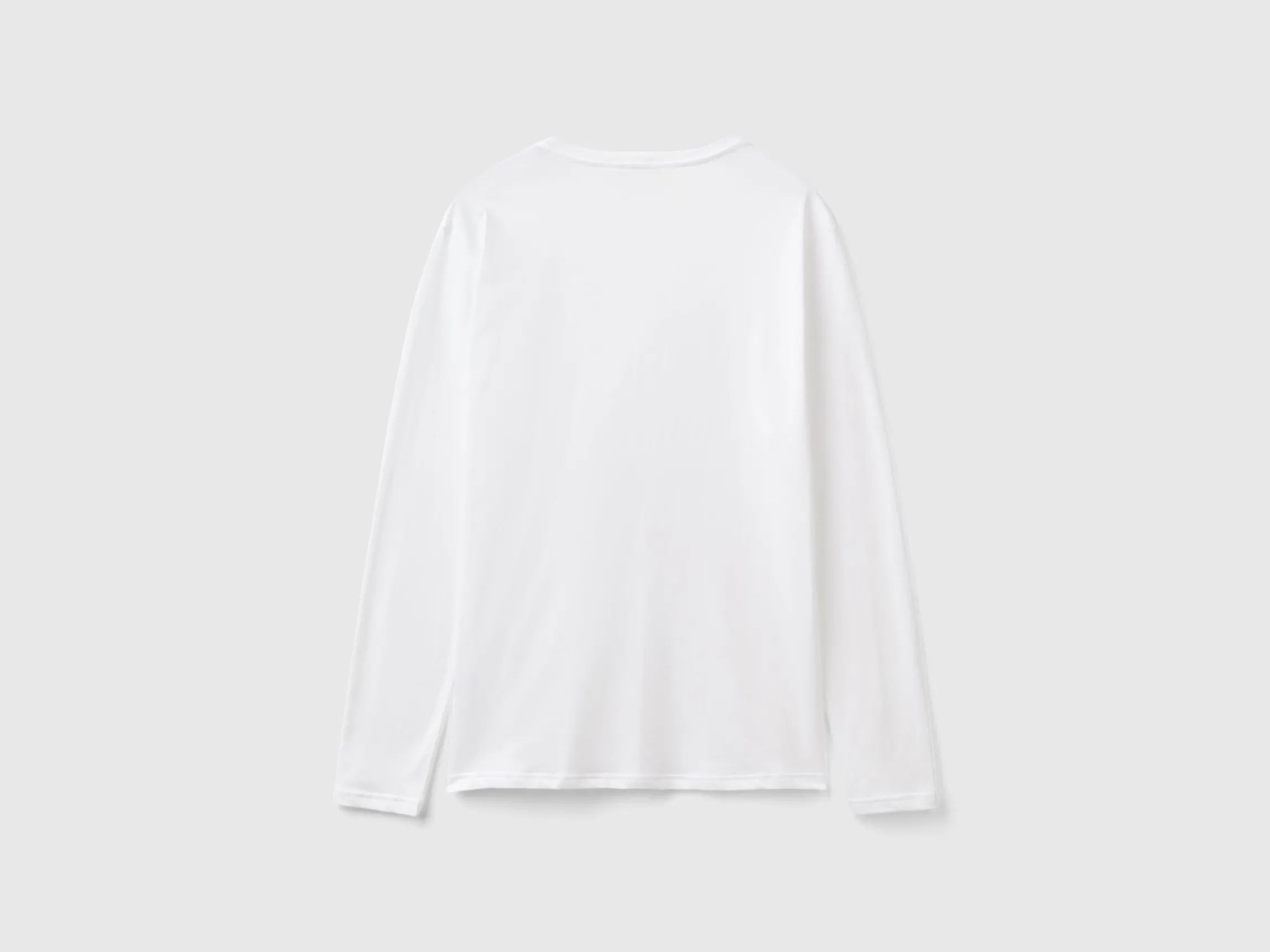 Long sleeve pure cotton t-shirt