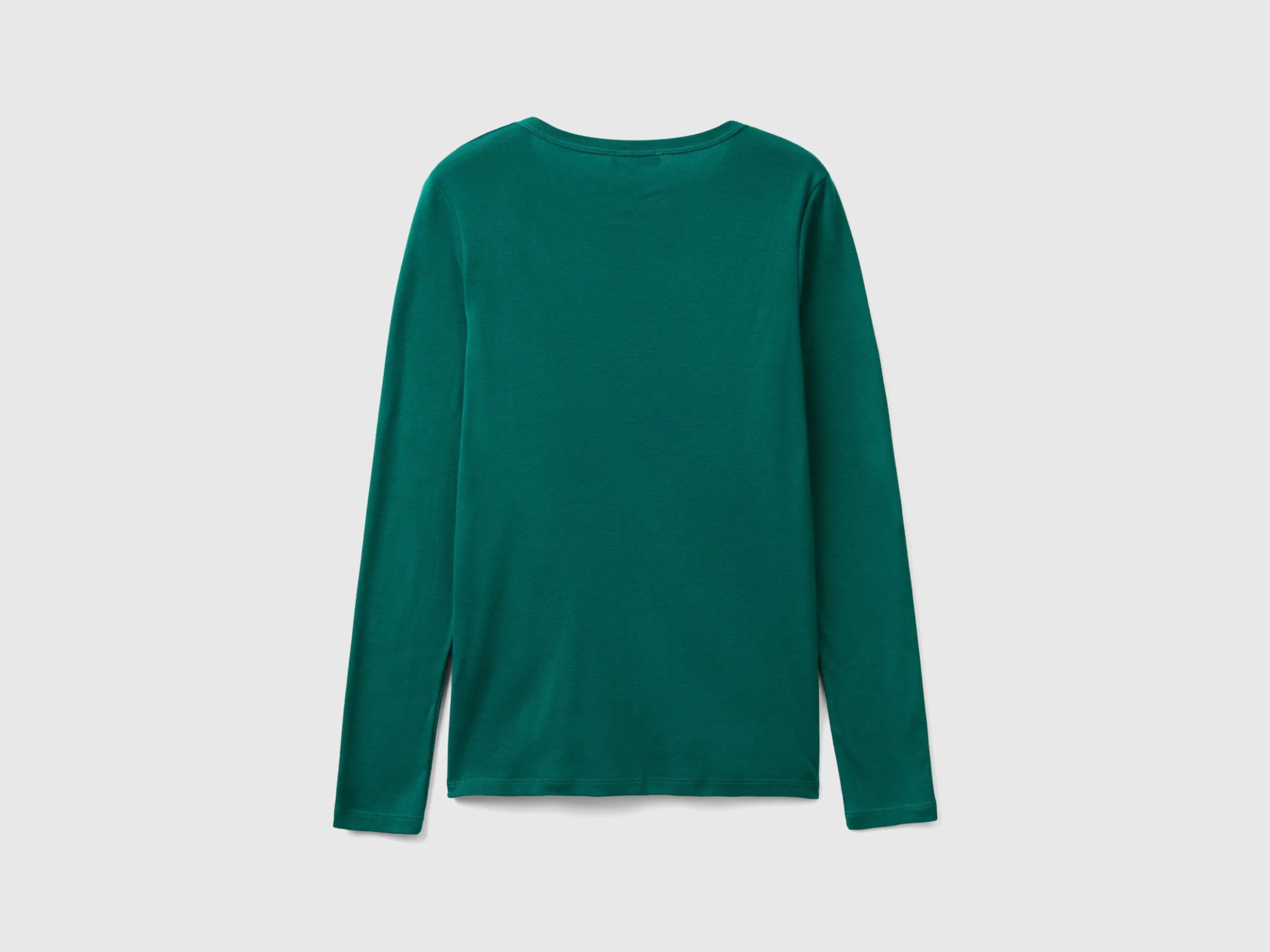 Long sleeve pure cotton t-shirt