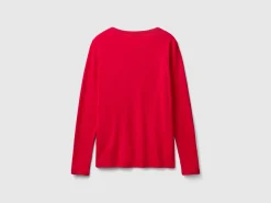 Long sleeve pure cotton t-shirt