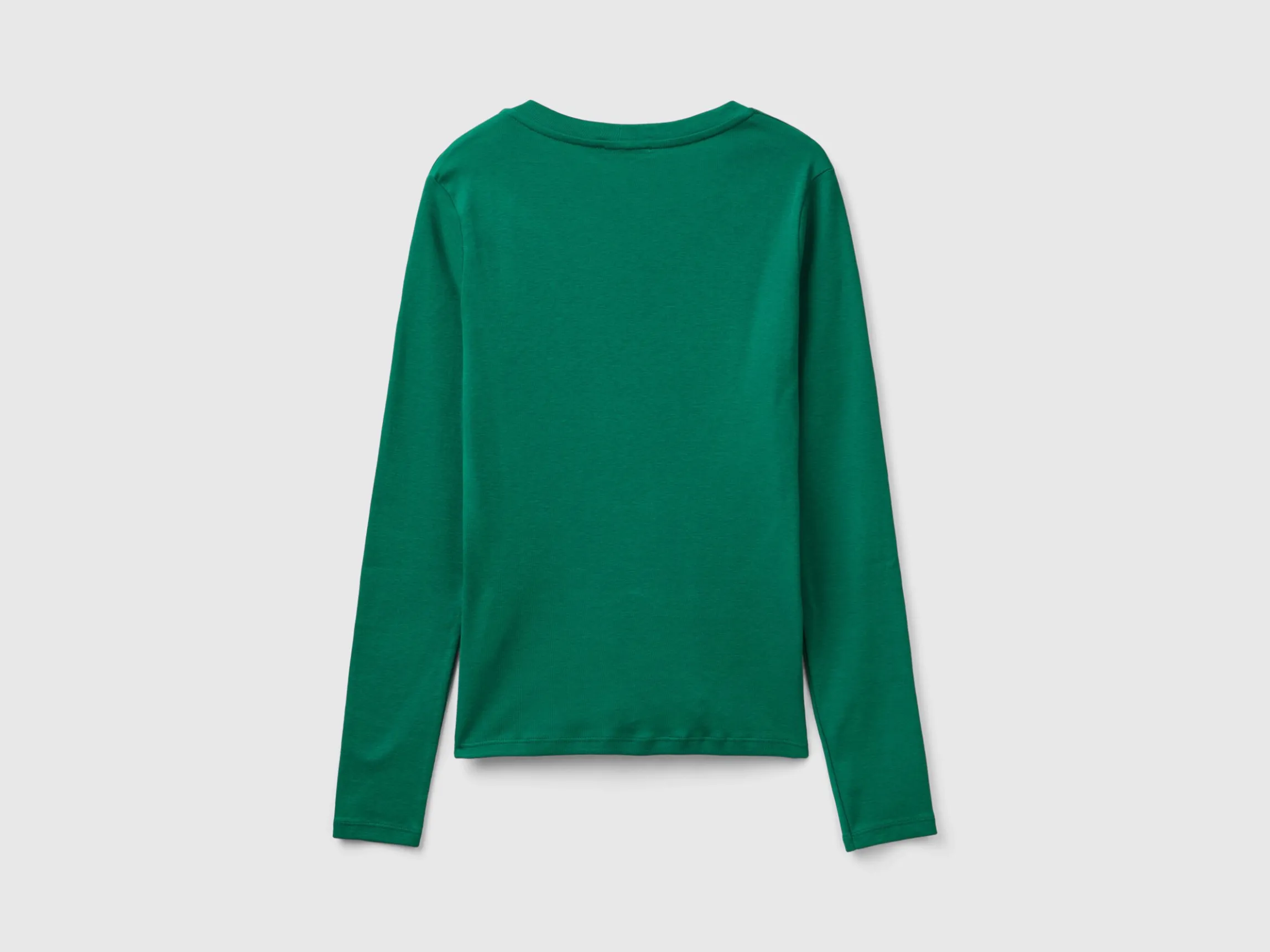 Long sleeve pure cotton t-shirt