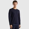 Long sleeve t-shirt in 100% cotton