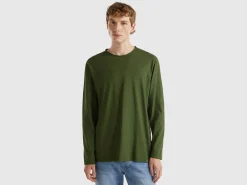 Long sleeve t-shirt in 100% cotton