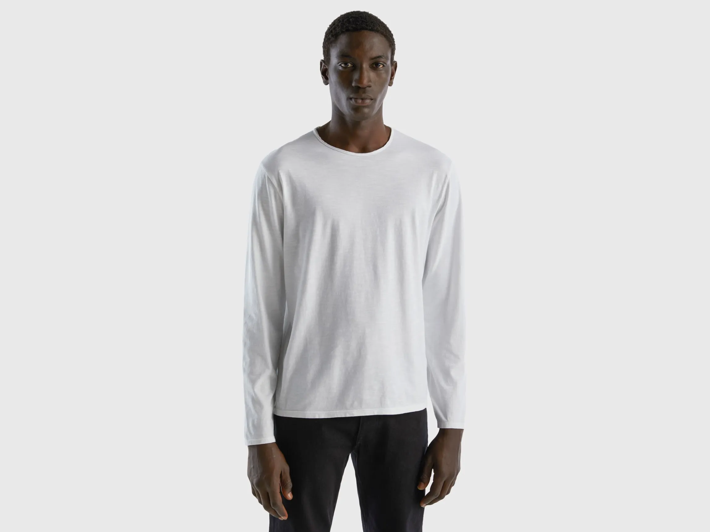 Long sleeve t-shirt in 100% cotton