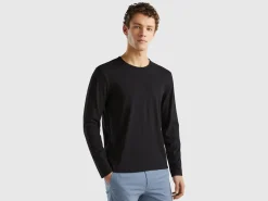 Long sleeve t-shirt in 100% cotton