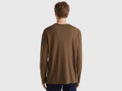 Long sleeve t-shirt in 100% cotton