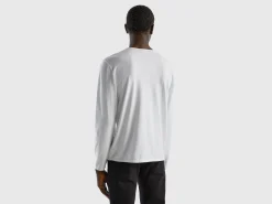 Long sleeve t-shirt in 100% cotton