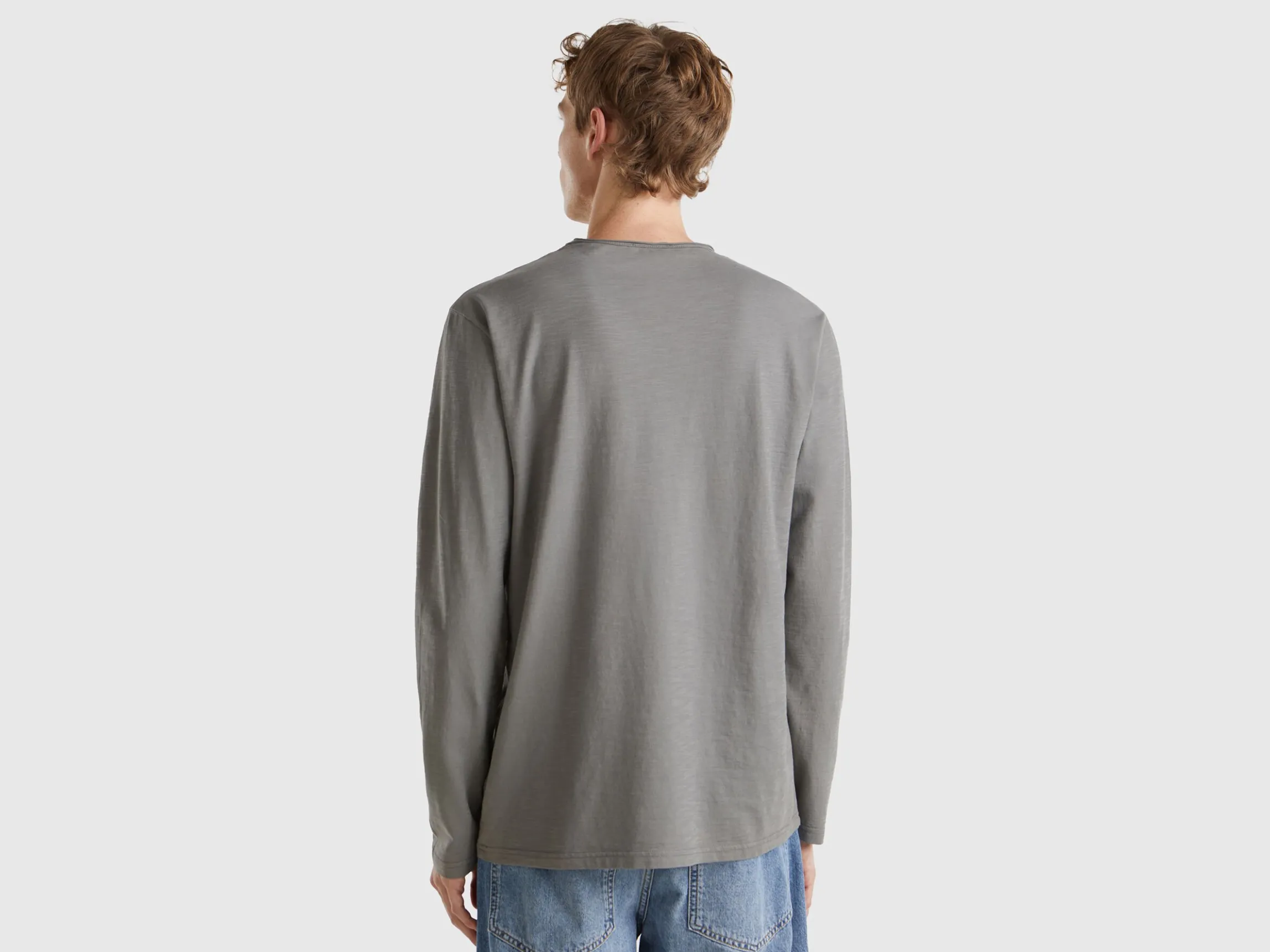 Long sleeve t-shirt in 100% cotton