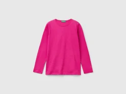 Long sleeve t-shirt in organic cotton