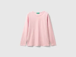 Long sleeve t-shirt in organic cotton