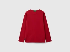 Long sleeve t-shirt in organic cotton