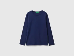 Long sleeve t-shirt in organic cotton