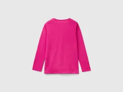Long sleeve t-shirt in organic cotton