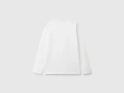 Long sleeve t-shirt in organic cotton