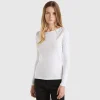 Long sleeve t-shirt in pure cotton