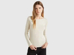 Long sleeve t-shirt in pure cotton