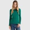Long sleeve t-shirt in pure cotton