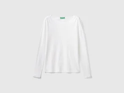 Long sleeve t-shirt in pure cotton