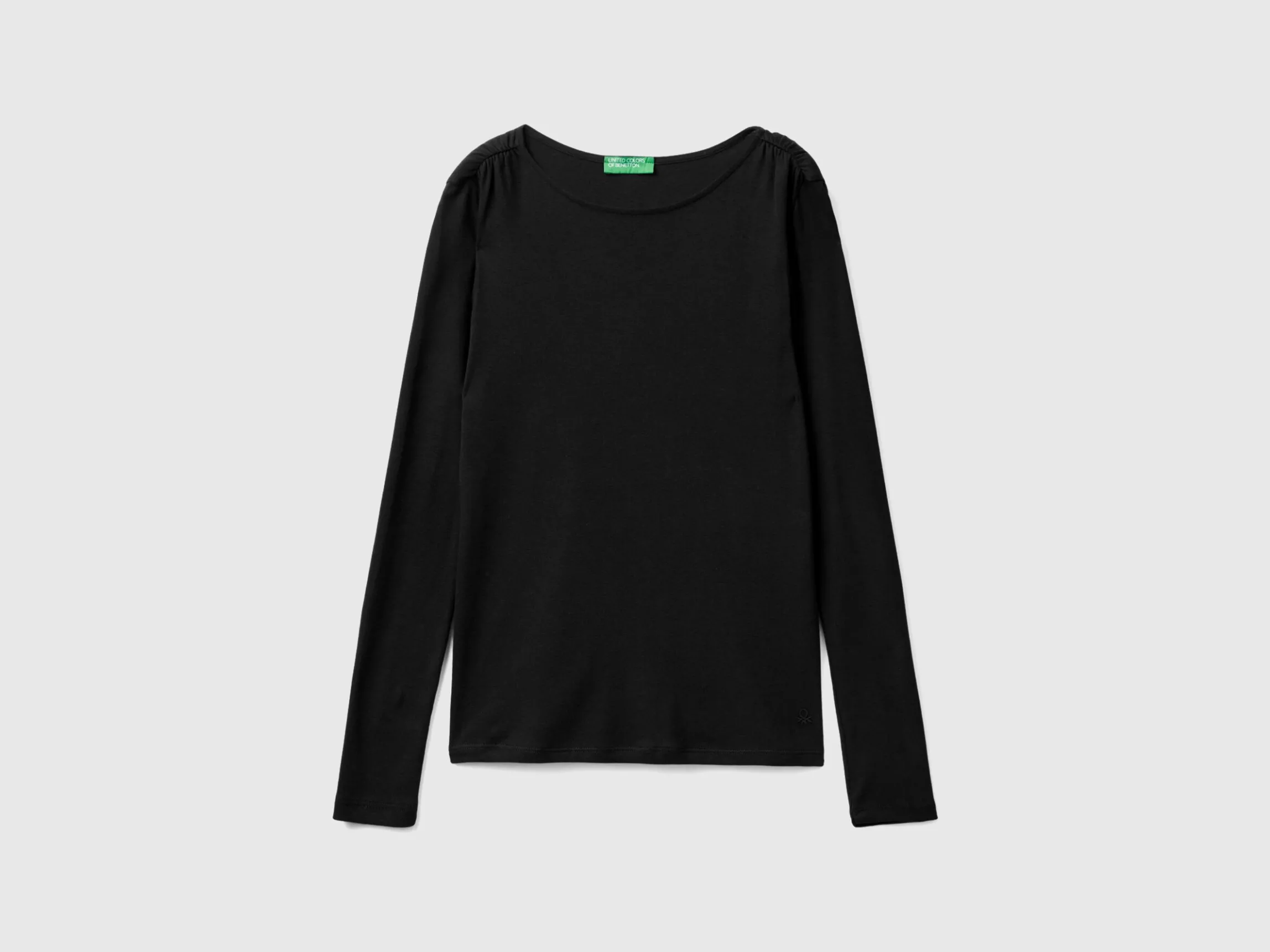 Long sleeve t-shirt in pure cotton