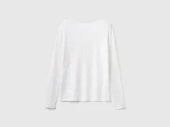 Long sleeve t-shirt in pure cotton
