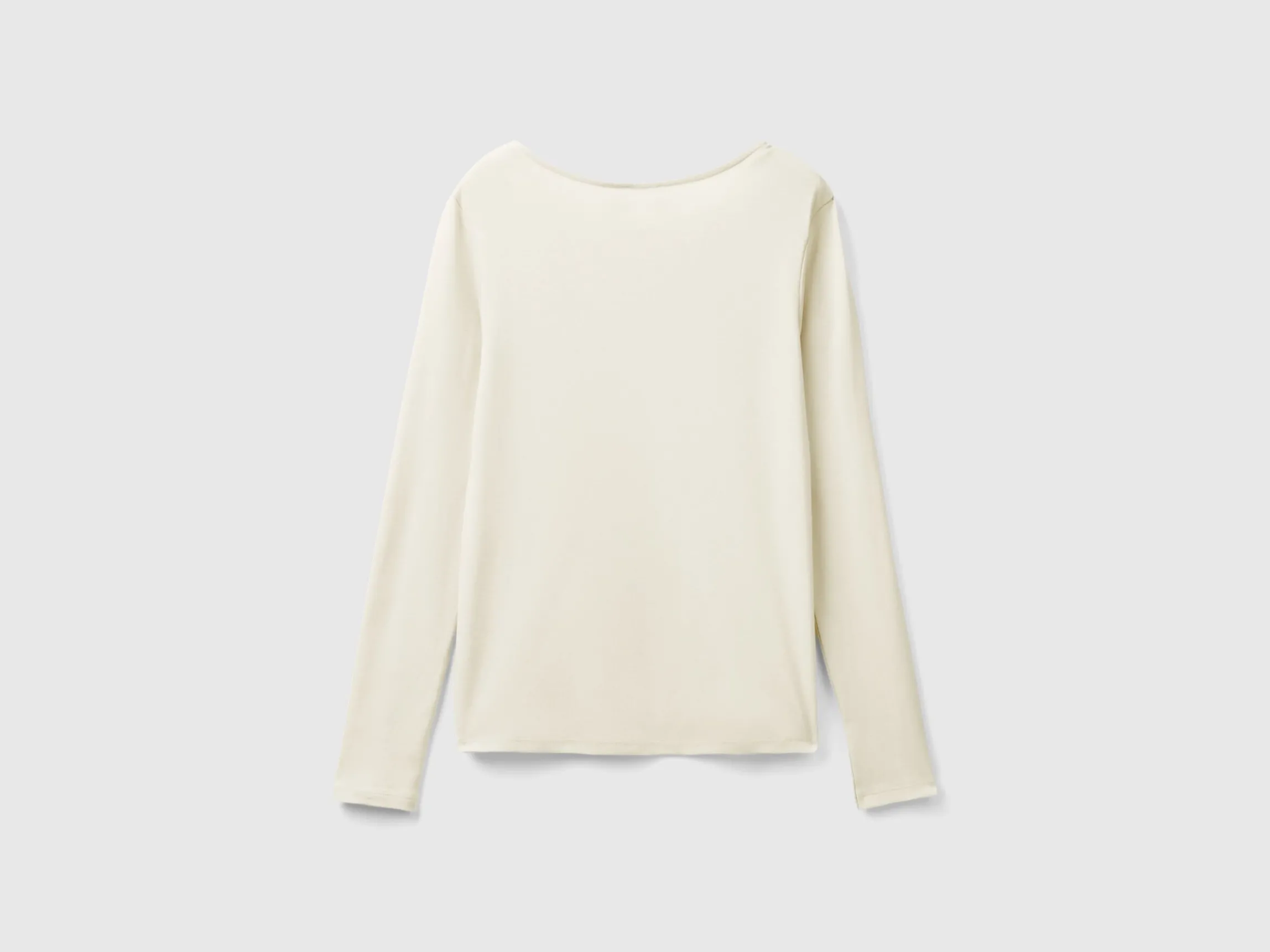 Long sleeve t-shirt in pure cotton