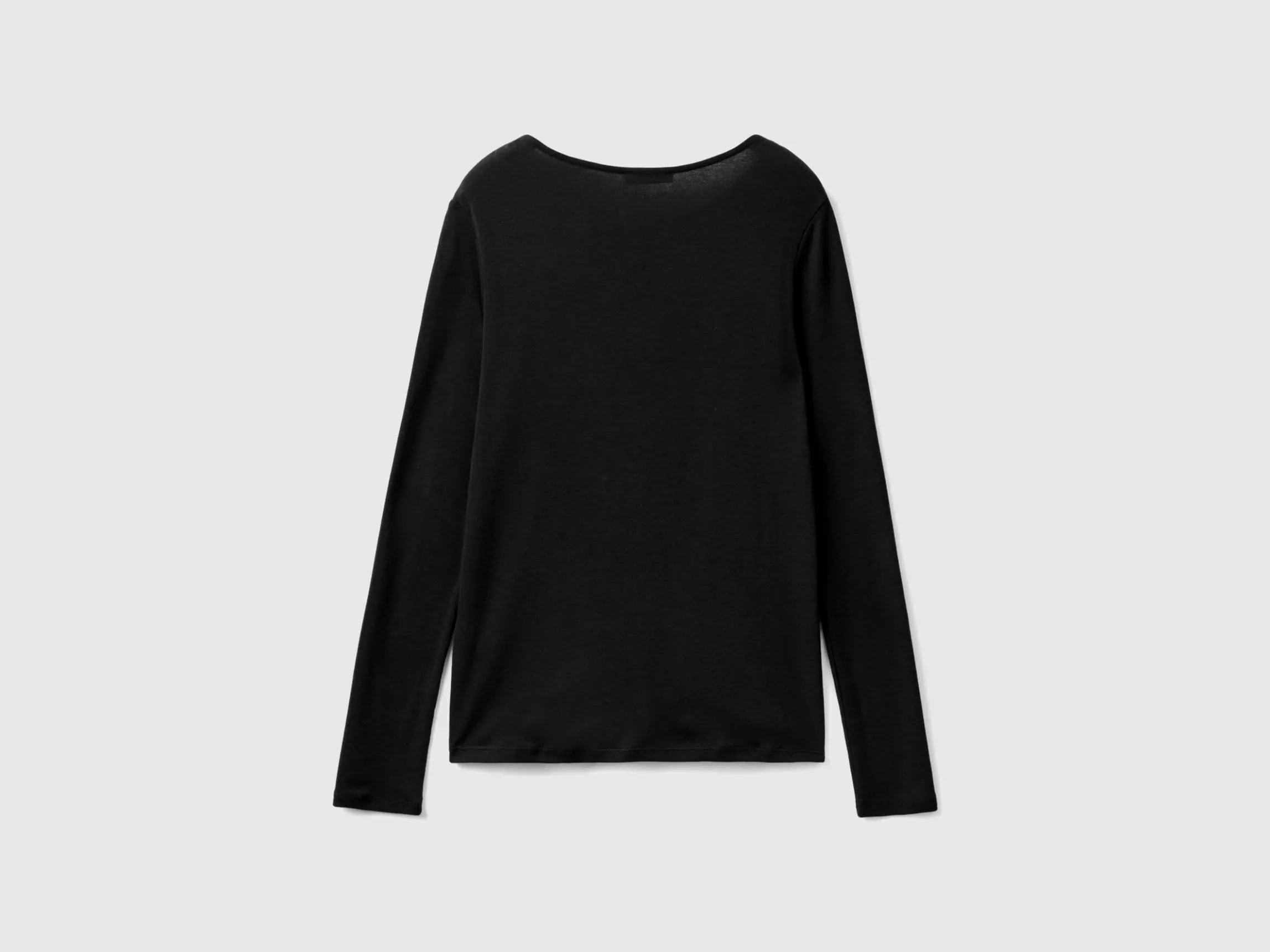 Long sleeve t-shirt in pure cotton