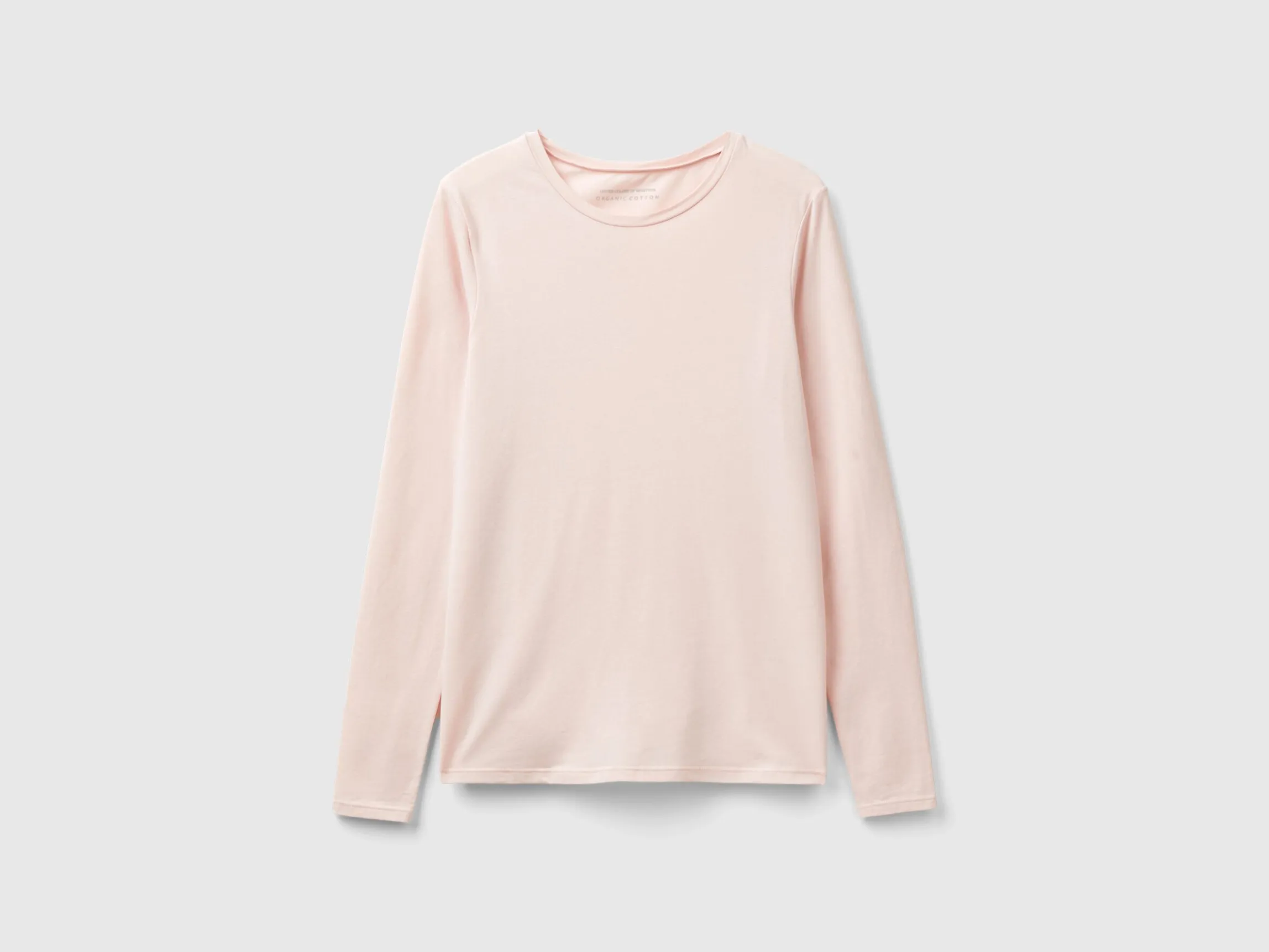 Long sleeve t-shirt in super stretch organic cotton