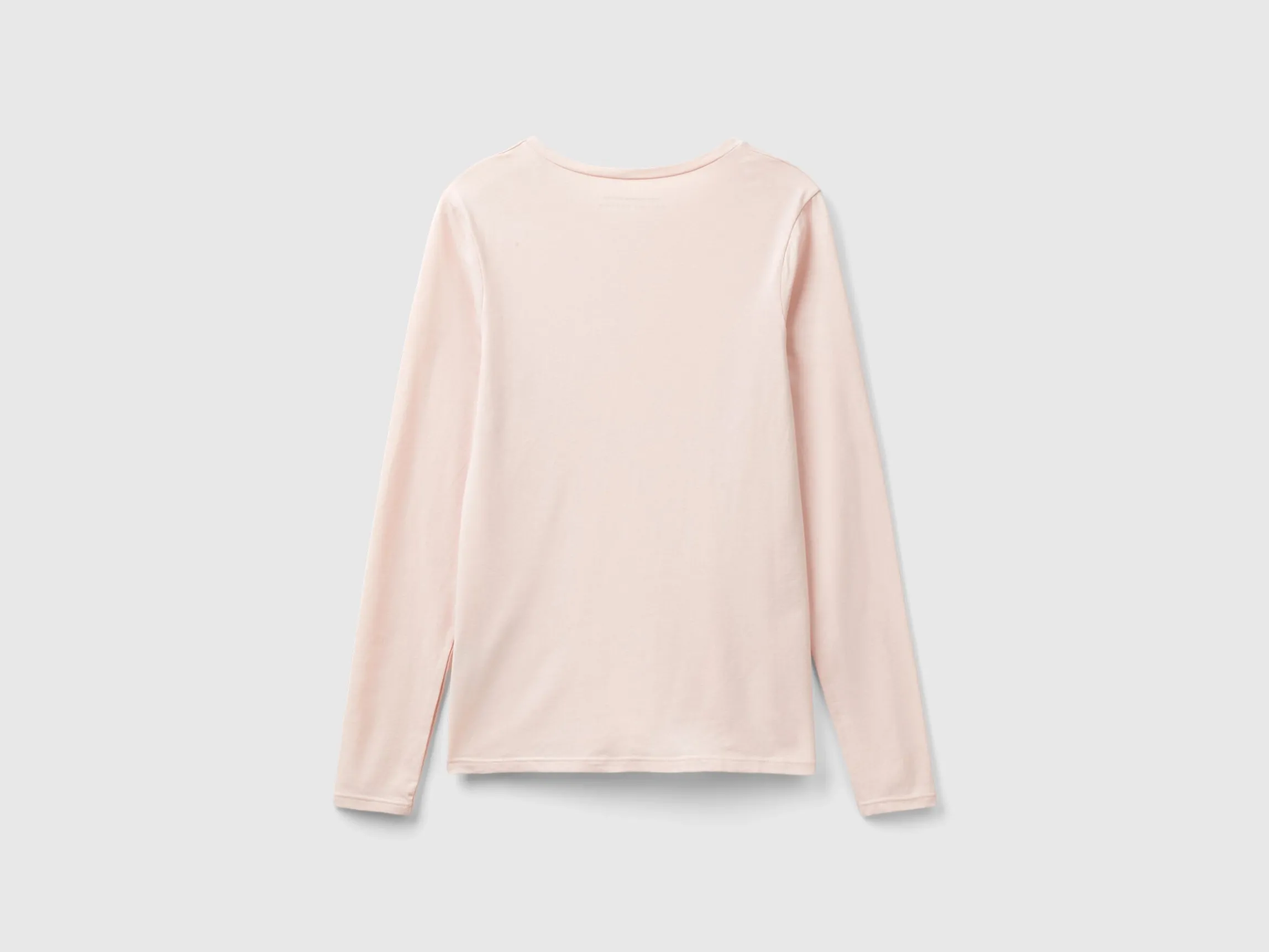Long sleeve t-shirt in super stretch organic cotton