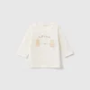 Long sleeve t-shirt in warm organic cotton
