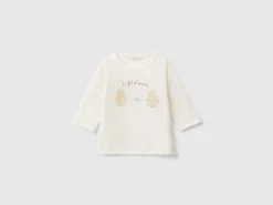 Long sleeve t-shirt in warm organic cotton