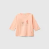Long sleeve t-shirt in warm organic cotton