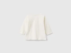 Long sleeve t-shirt in warm organic cotton