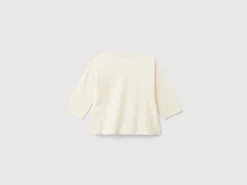Long sleeve t-shirt in warm organic cotton