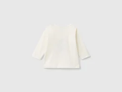 Long sleeve t-shirt in warm organic cotton