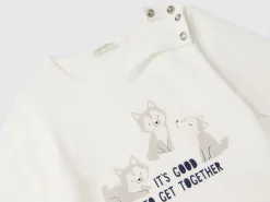 Long sleeve t-shirt in warm organic cotton