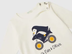 Long sleeve t-shirt in warm organic cotton