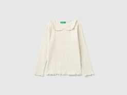 Long sleeve t-shirt with collar